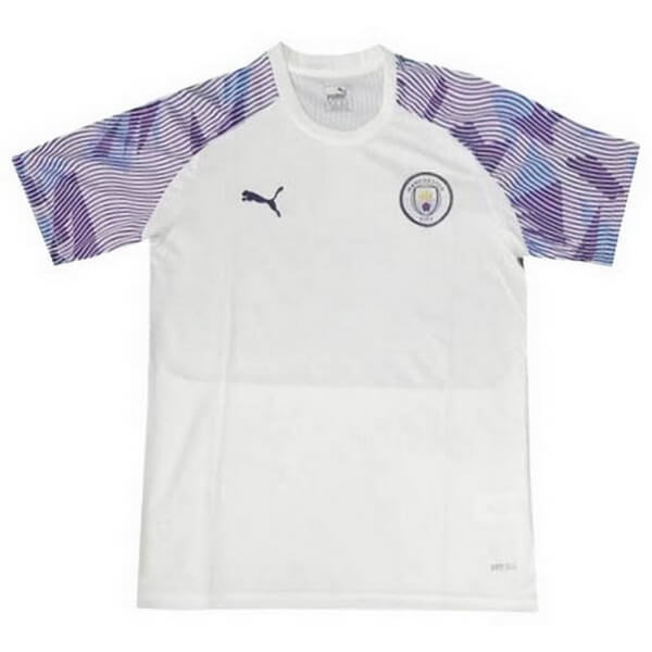 Replicas Camiseta de Entrenamiento Manchester City 2020/21 Blanco Purpura
